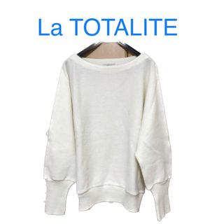 ラトータリテ(La TOTALITE)のラトータリテ　ニット　セーター　ホワイト(ニット/セーター)