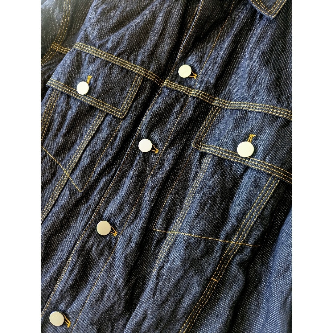 BOTTEGA VENETA Denim Twill Metal Button Shirt 700956 V1VA0 ボッテガ・ヴェネタ デニムツイルメタルボタンシャツ 半袖デニムシャツ ワッシャー加工 シワ加工 インディゴ サイズ46【220803】【-B】【me04】