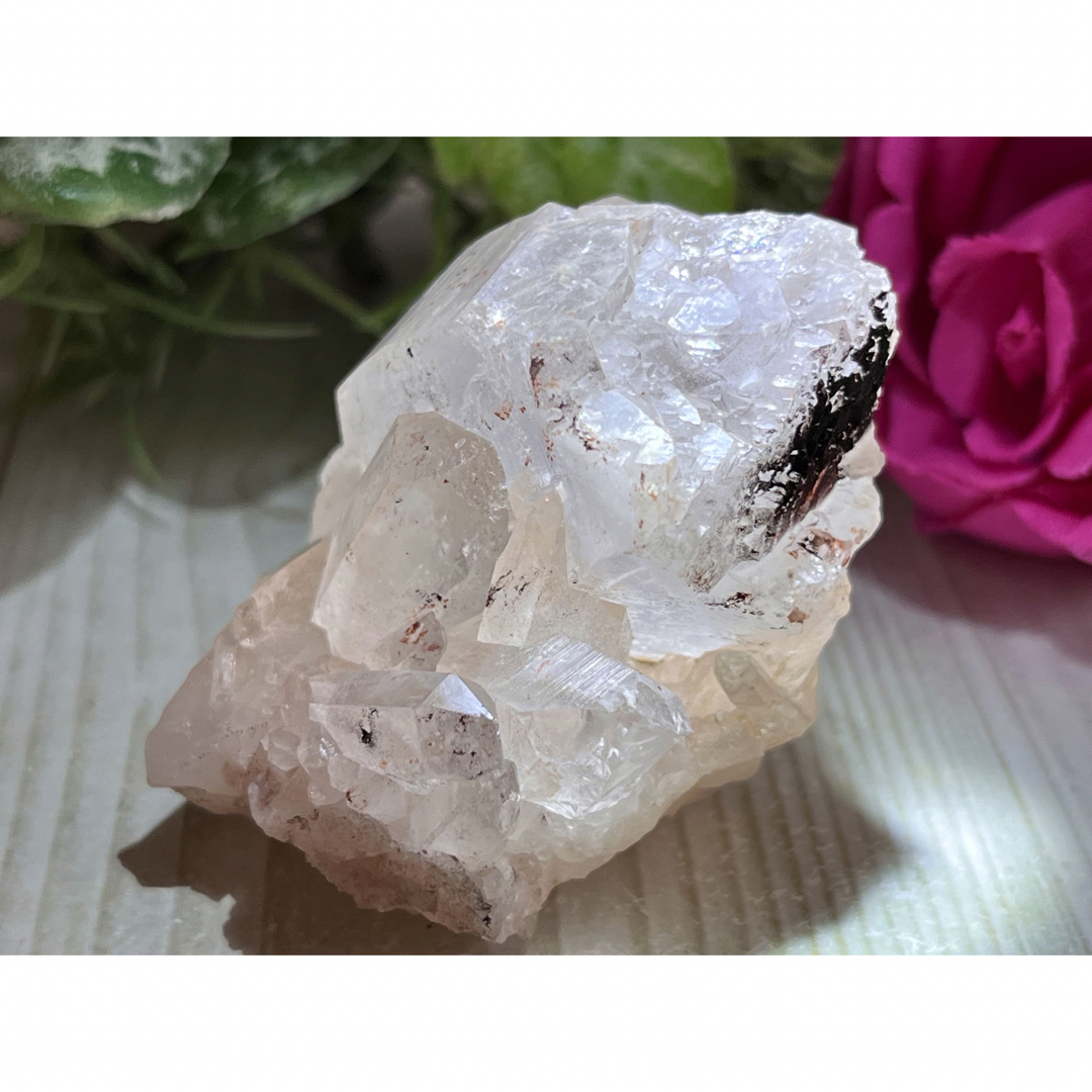 セルフヒールド✨ ヒマラヤ マニカラン産 ピンク水晶 クラスター