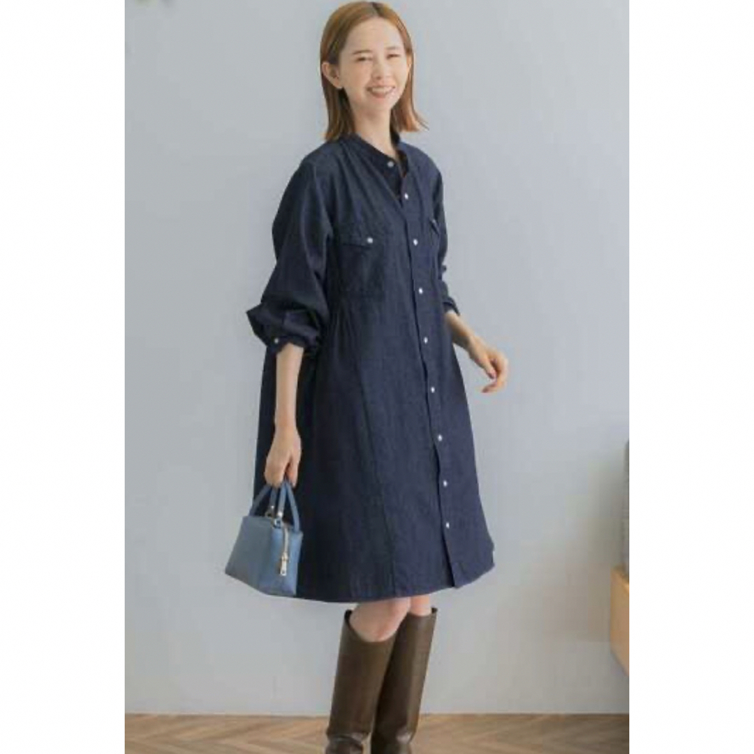 URBAN RESEARCH ROSSO(アーバンリサーチロッソ)のタグ付！ 『別注』Wrangler×ROSSO　DENIM MINI DRESS レディースのワンピース(ミニワンピース)の商品写真