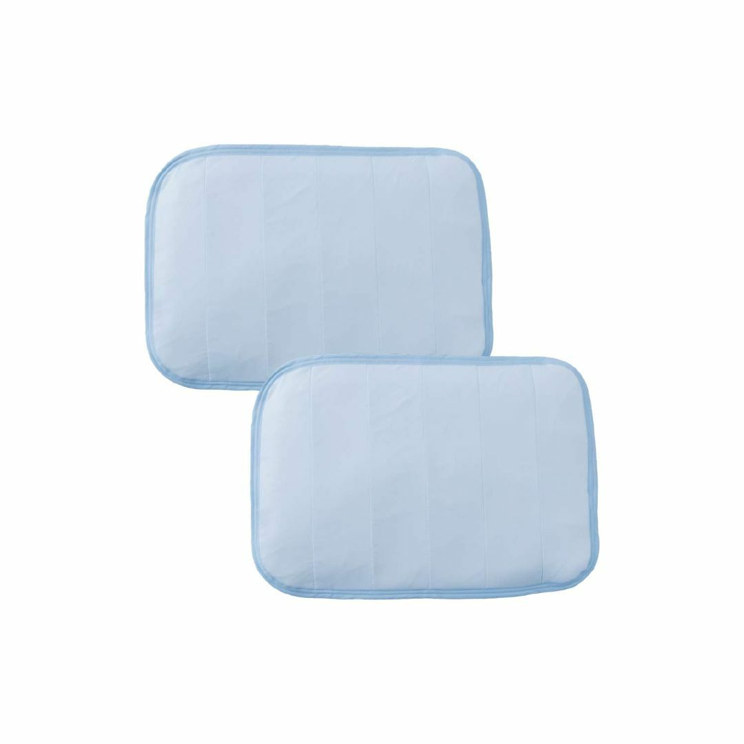 【色: 01)ブルー】AQUA(アクア) 枕パッド 2枚組 ブルー 43×63c