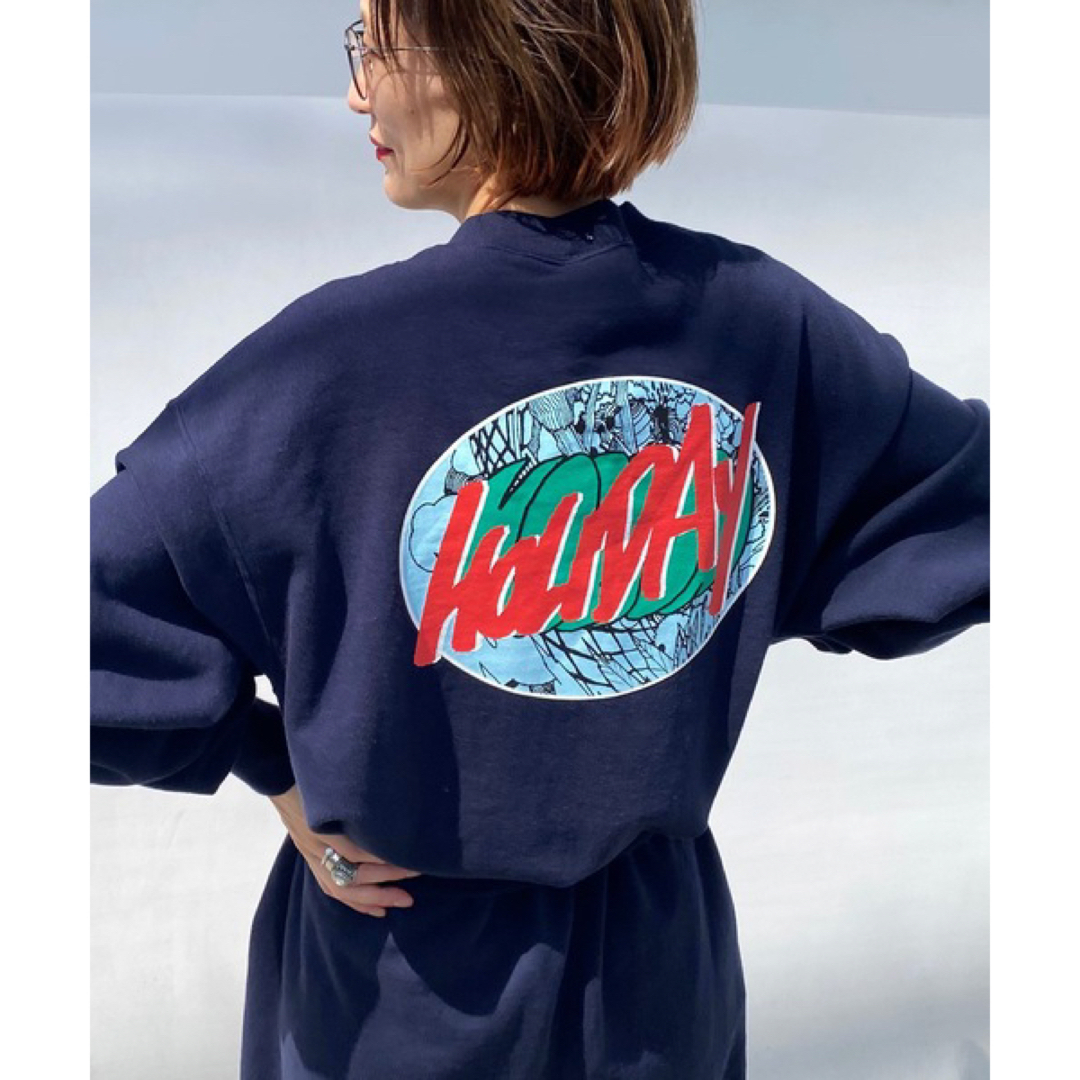 holiday - 今期新作 holiday MINI SWEAT CREW-NECK TOPSの通販 by すた