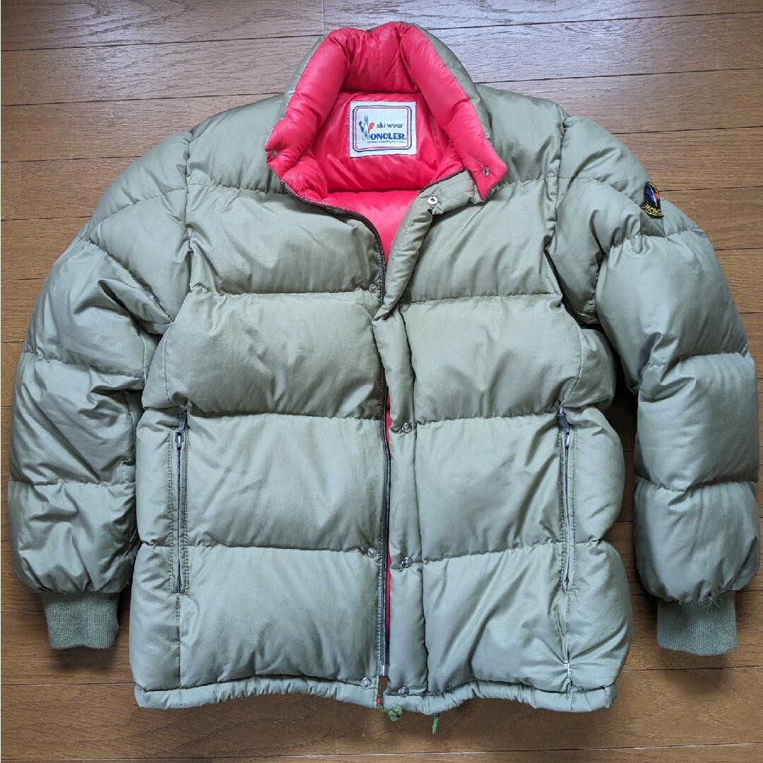 80s MONCLER ダウンジャケット　アシックス　ヴィンテージ