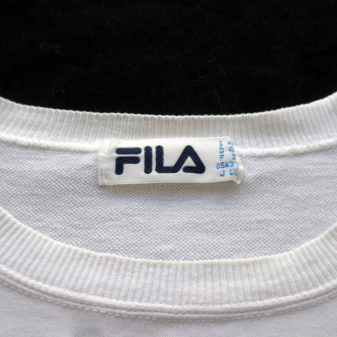 フィラ FILA 90s ヴィンテージ カットソー ワッペン ロゴ プリント 2
