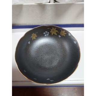 【K3659】未使用 創作陶器 たち吉 貫入 ヒビ入 青磁 銘々皿 5枚セット