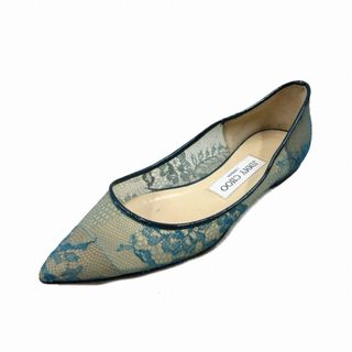 ジミーチュウ(JIMMY CHOO)の美品 ジミーチュウ JIMMY CHOO シースルー フラット パンプス (ハイヒール/パンプス)