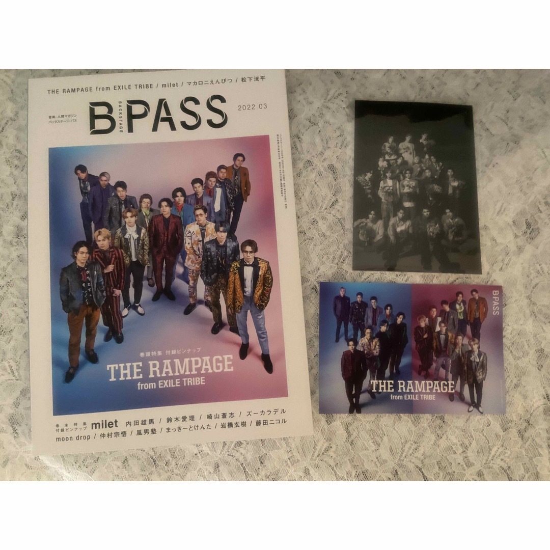 THE　PASS　の通販　RAMPAGE　BACKSTAGE　the　2022年　rampage　03月号　by　A　212｜ザランページならラクマ
