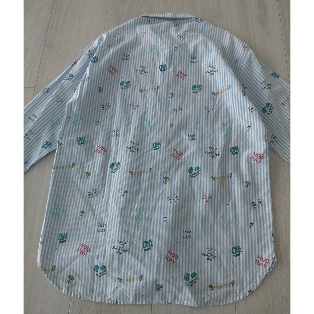 ZARA KIDS(ザラキッズ)のZARA kids ストライプ ブラウス キッズ/ベビー/マタニティのキッズ服女の子用(90cm~)(ブラウス)の商品写真