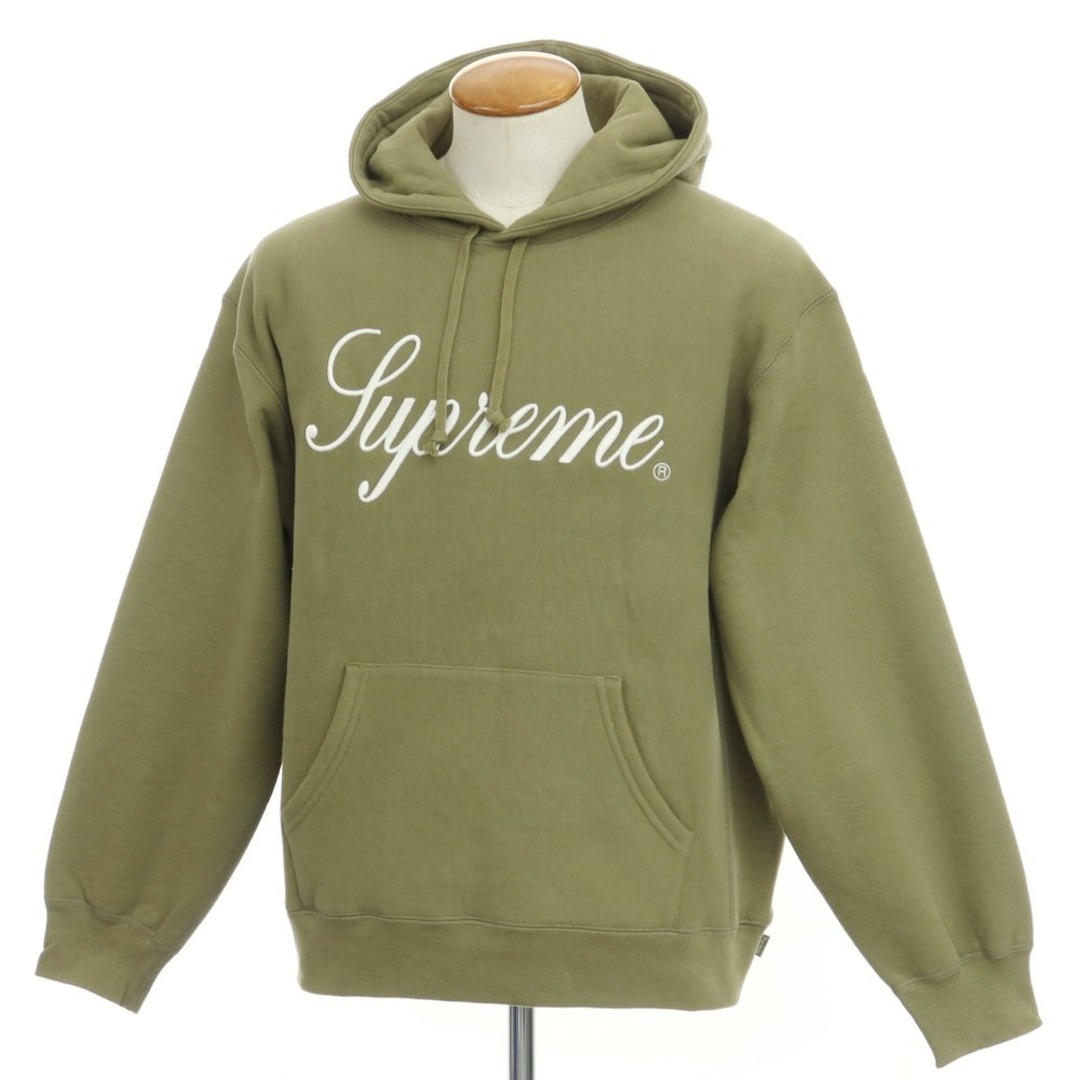 新品 タグ付き supreme  オリーブ M パーカー