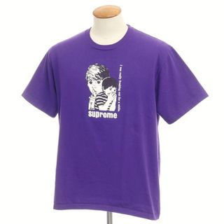 シュプリーム(Supreme)の【中古】シュプリーム Supreme 2023年秋冬 Freaking Out Tee プリント クルーネック 半袖Ｔシャツ パープル【サイズM】【メンズ】(Tシャツ/カットソー(半袖/袖なし))