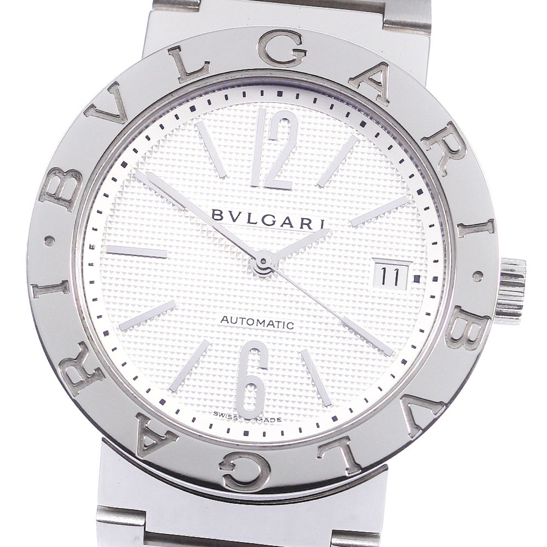 ブルガリ BVLGARI BB38SSAUTO ブルガリブルガリ デイト 自動巻き メンズ 美品 箱・保証書付き_776188