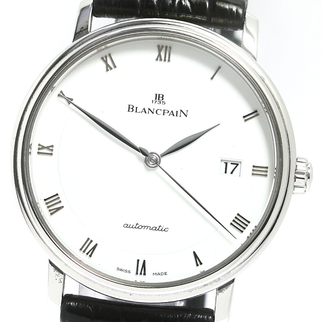 ブランパン Blancpain Ref.6223-1127-55A ヴィルレ ウルトラスリム デイト 自動巻き メンズ 保証書付き_772634