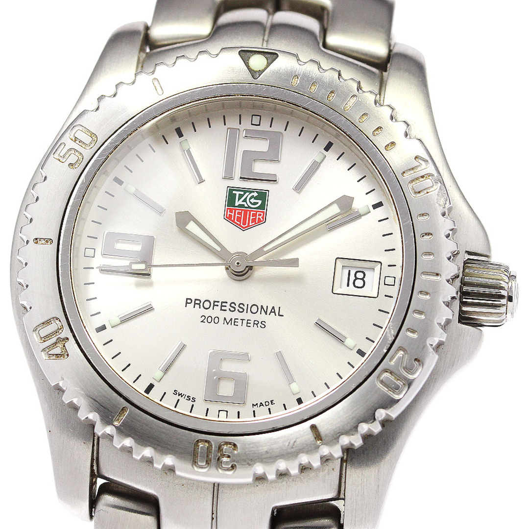 タグホイヤー TAG HEUER WT1212 リンク プロフェッショナル デイト クォーツ メンズ 良品 保証書付き_772673