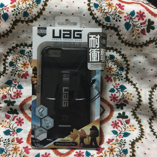 専用 UAG iPhone6/6s plus 耐衝撃 ブラック(iPhoneケース)