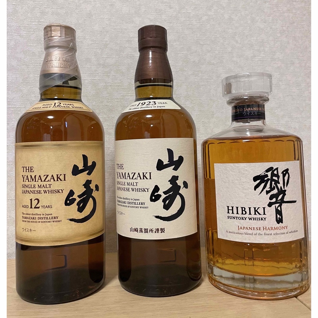 山崎 NV ウイスキー 700ml 3本食品/飲料/酒