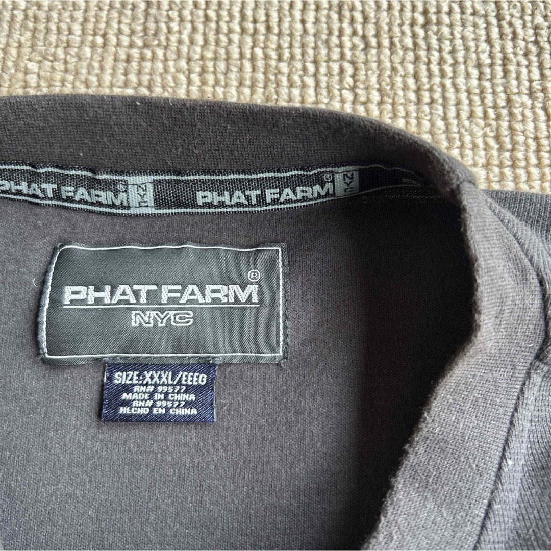 PHATFARM - PHATFARM ファットファーム 長袖 ロンT スウェット 黒 3XL ...