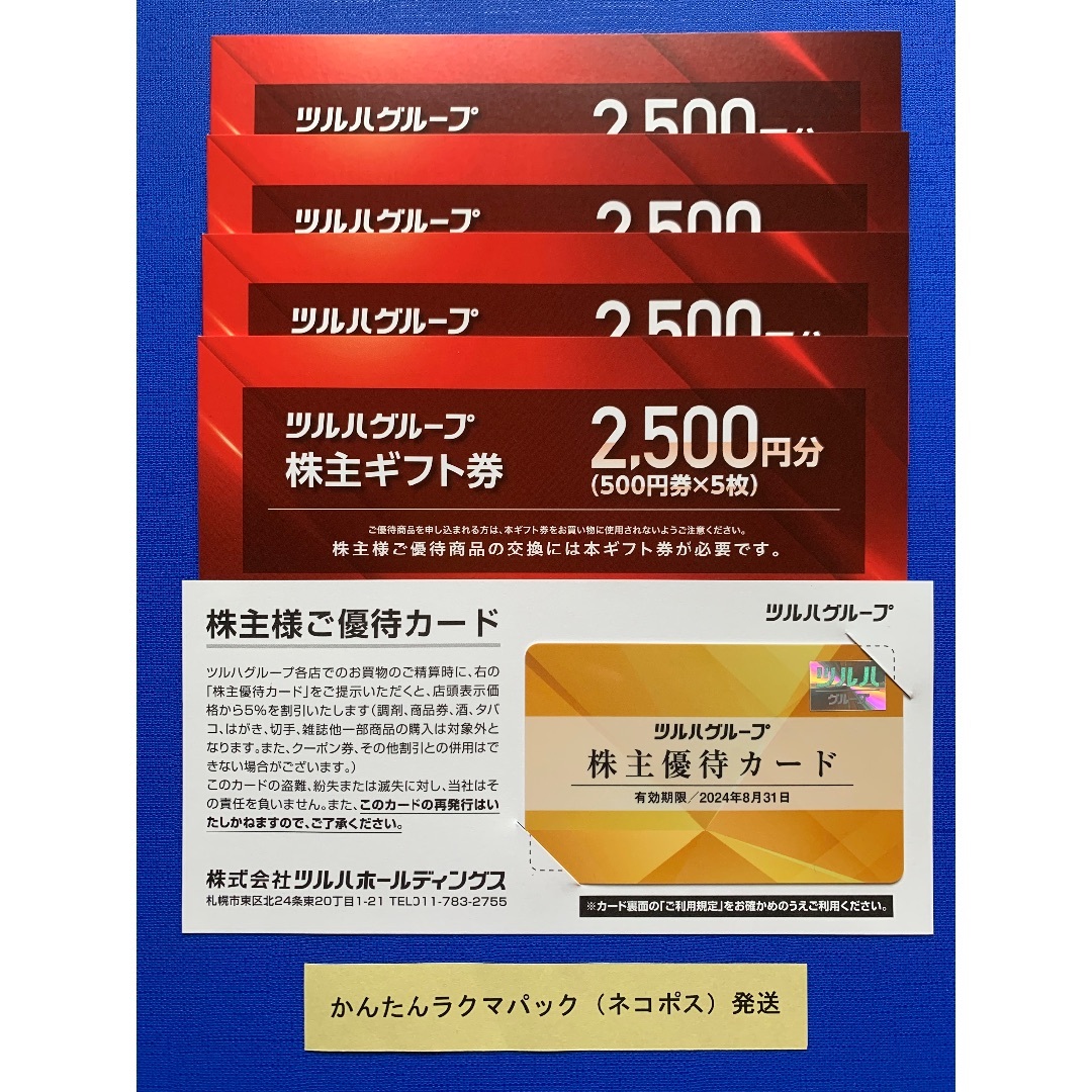 を販売 1万円分 ツルハ 株主優待券 株主優待カード | rachmian.com