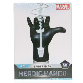 ヒロイック・ハンド #01B スパイダーマン(ブラック・コスチューム限定) 1/1 完成品 スタチュー フィギュア マーベル・オールスターズ限定(HH-01B) ホットトイズ/トイサピエンス(アメコミ)