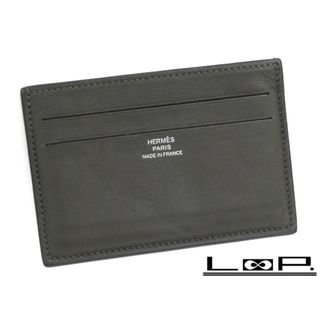 エルメス(Hermes)の■中古■　エルメス シチズン ツイル カード ホルダー ケース スイフト エタン □R刻 箱 【52385】(名刺入れ/定期入れ)