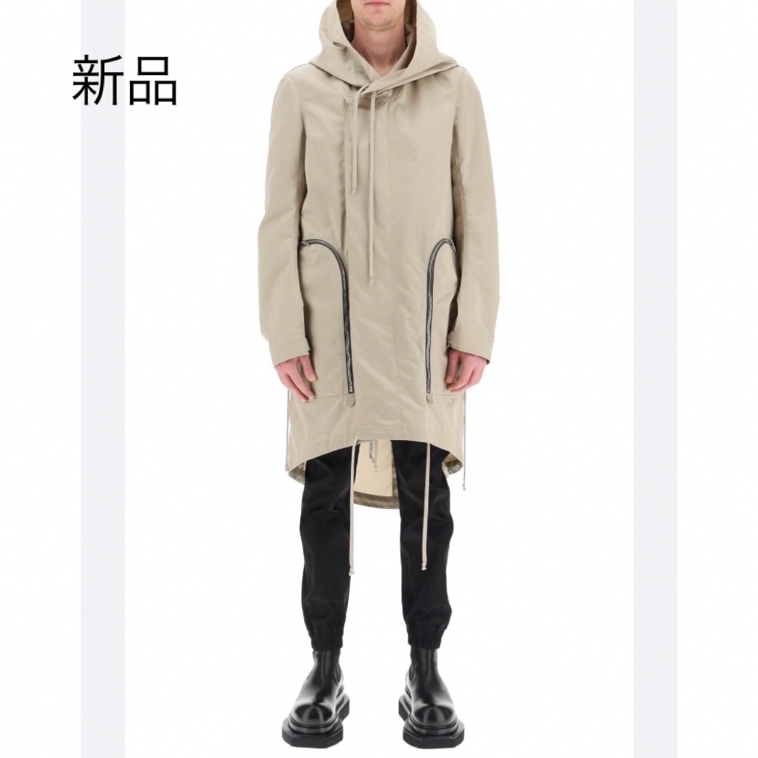 Rick owens 22aw サイズ46バウハウスフィッシュテールモッズコート