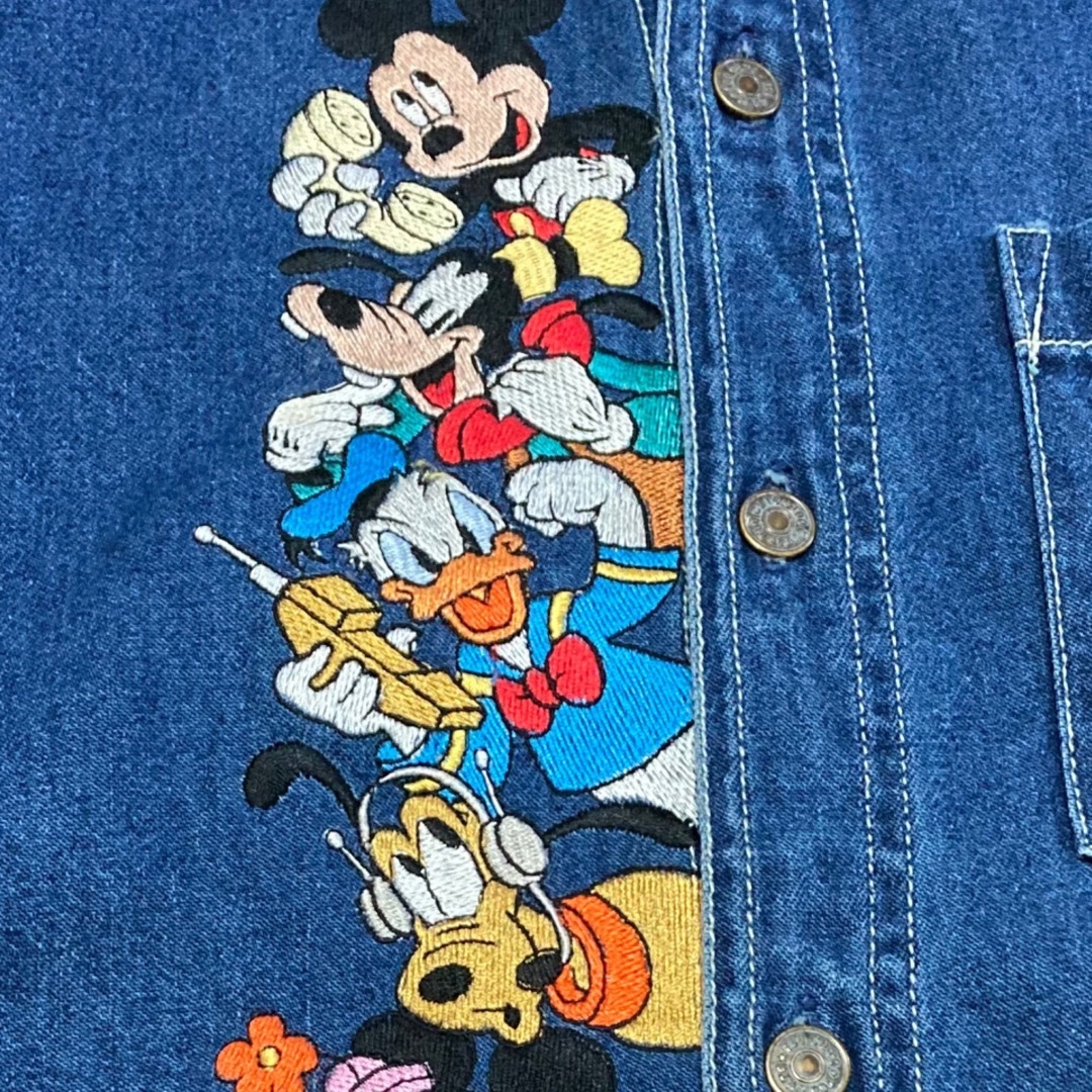 Disney - 90s USA製□TOO CUTE□ディズニー ミッキー 刺繍 Disney - 90s USA製□TOO CUTE□ディズニー ミッキー 刺繍