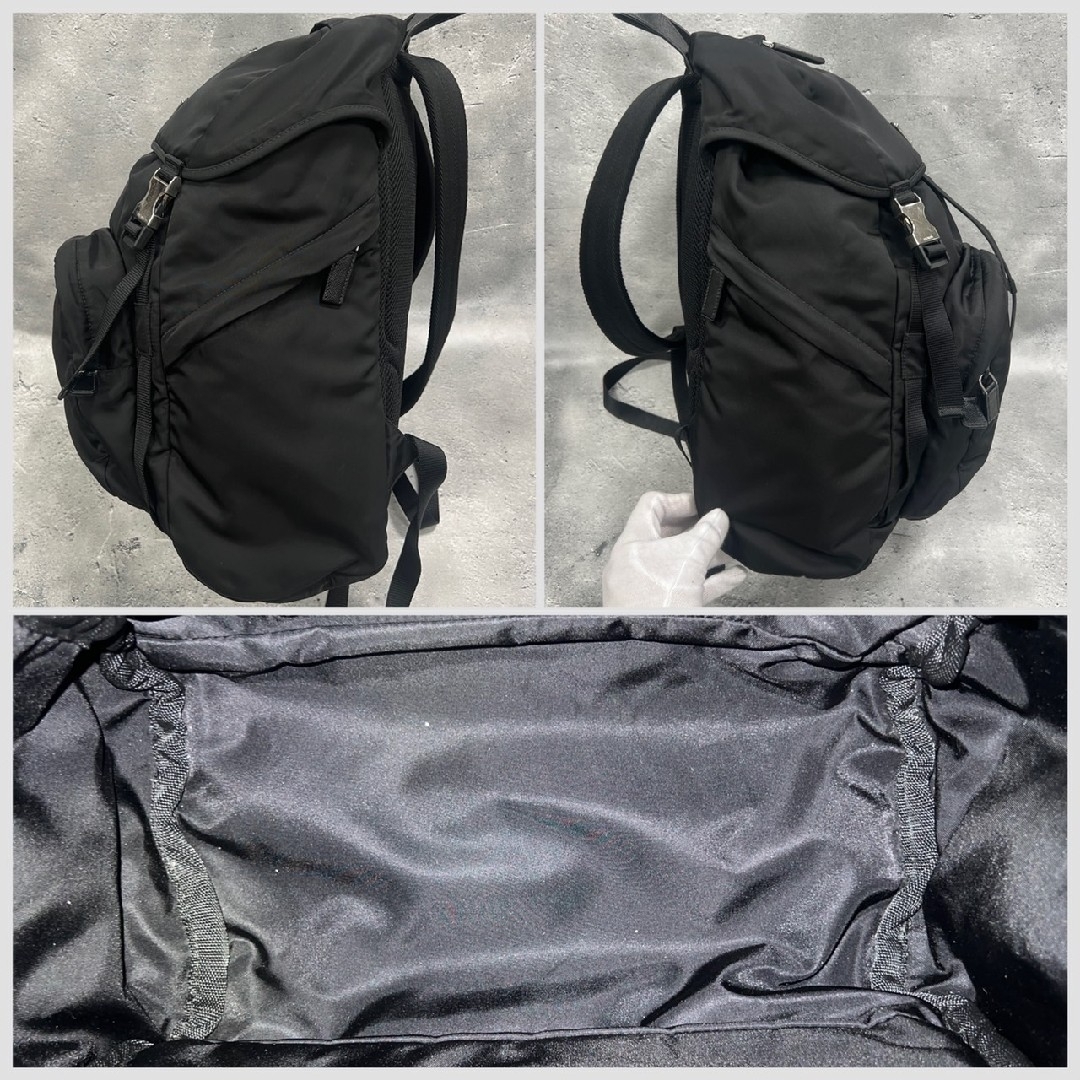 PRADA - プラダ 2VZ135 バックパック リュック Re-Nylon ブラック