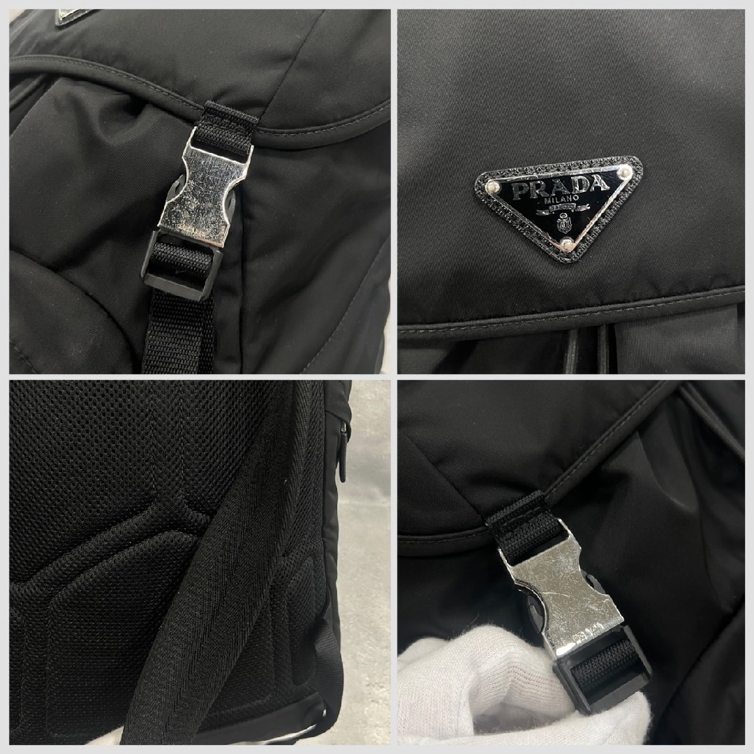 PRADA - プラダ 2VZ135 バックパック リュック Re-Nylon ブラック