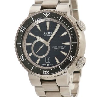 オリス ORIS 7653-83 アクイス レッド リミテッドエディション 世界限定2000本 自動巻き メンズ 良品 保証書付き_777981