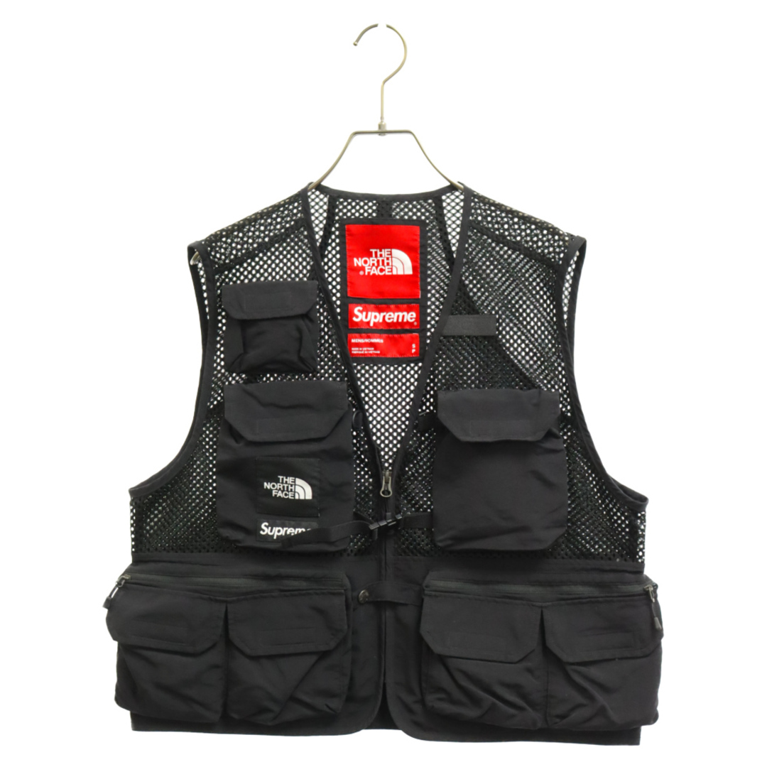 SUPREME シュプリーム 20SS THE NORTH FACE CARGO NYLON VEST ザノースフェイス カーゴナイロンベスト ブラック NP220031