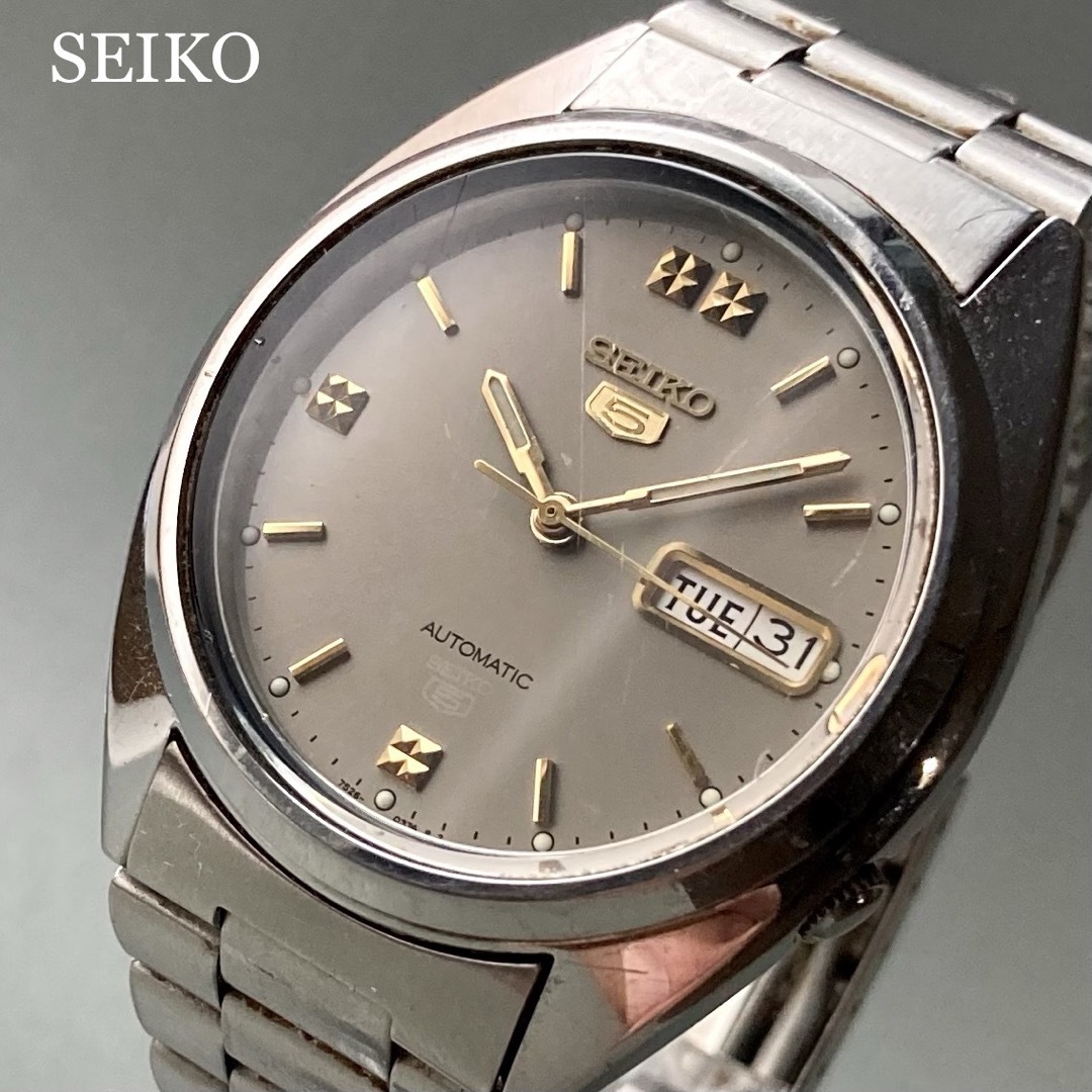 SEIKO - 【動作品】セイコー 5 アンティーク 腕時計 1996年 自動巻き 
