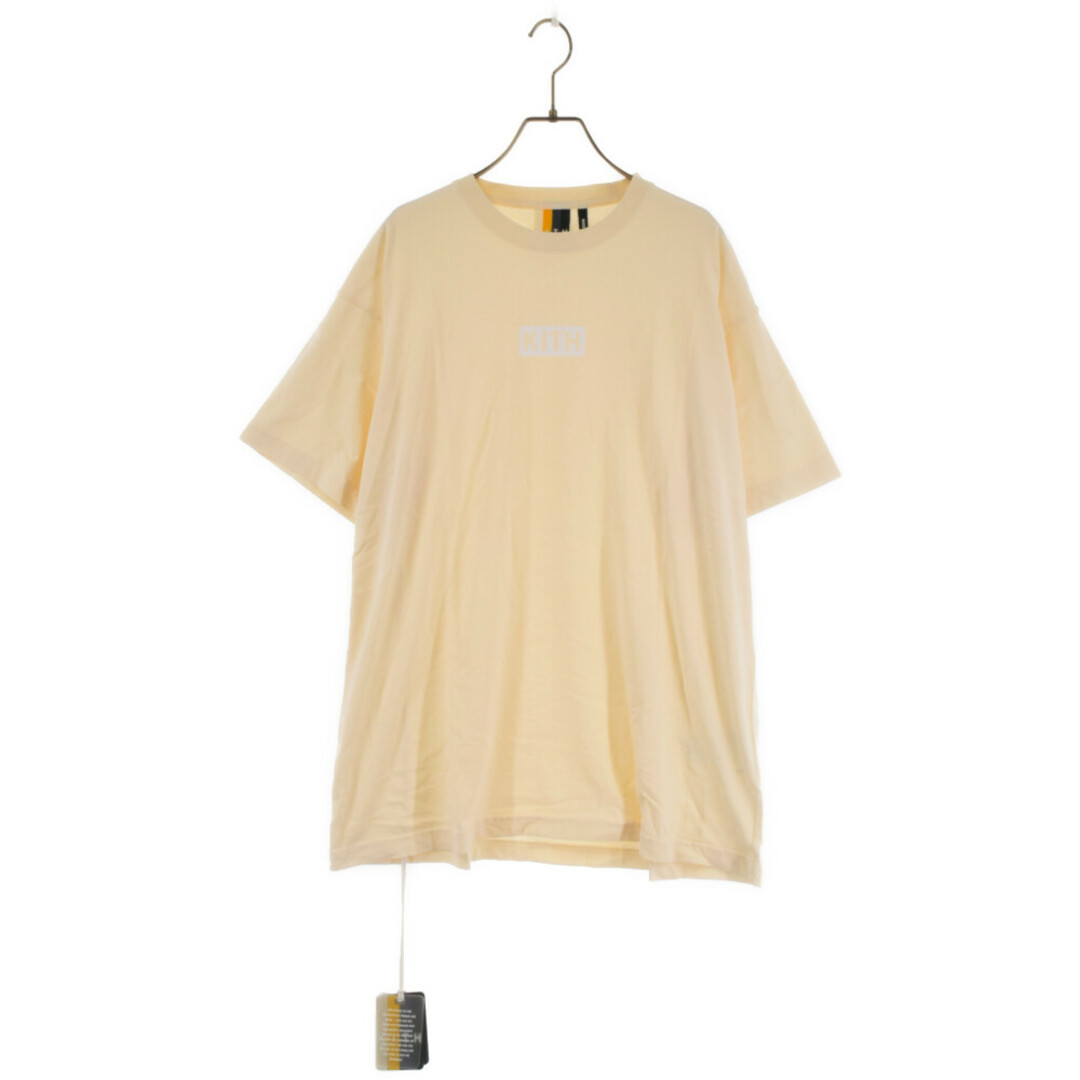 KITH キス 21AW SS VINTAGE WASH TEE ヴィンテージウォッシュ加工 半袖Tシャツ アイボリー