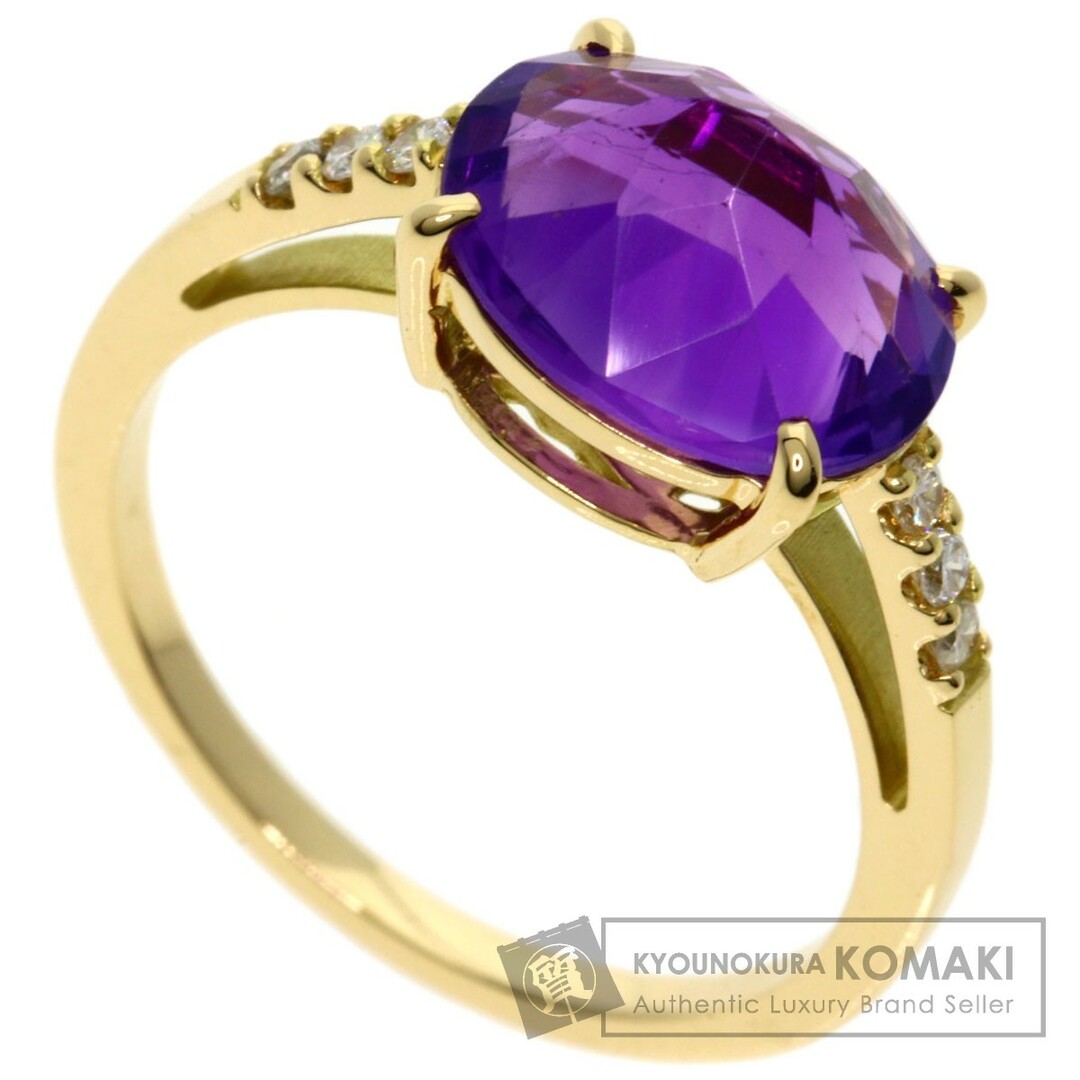 SELECT JEWELRY アメジスト ダイヤモンド リング・指輪 K18WG レディース