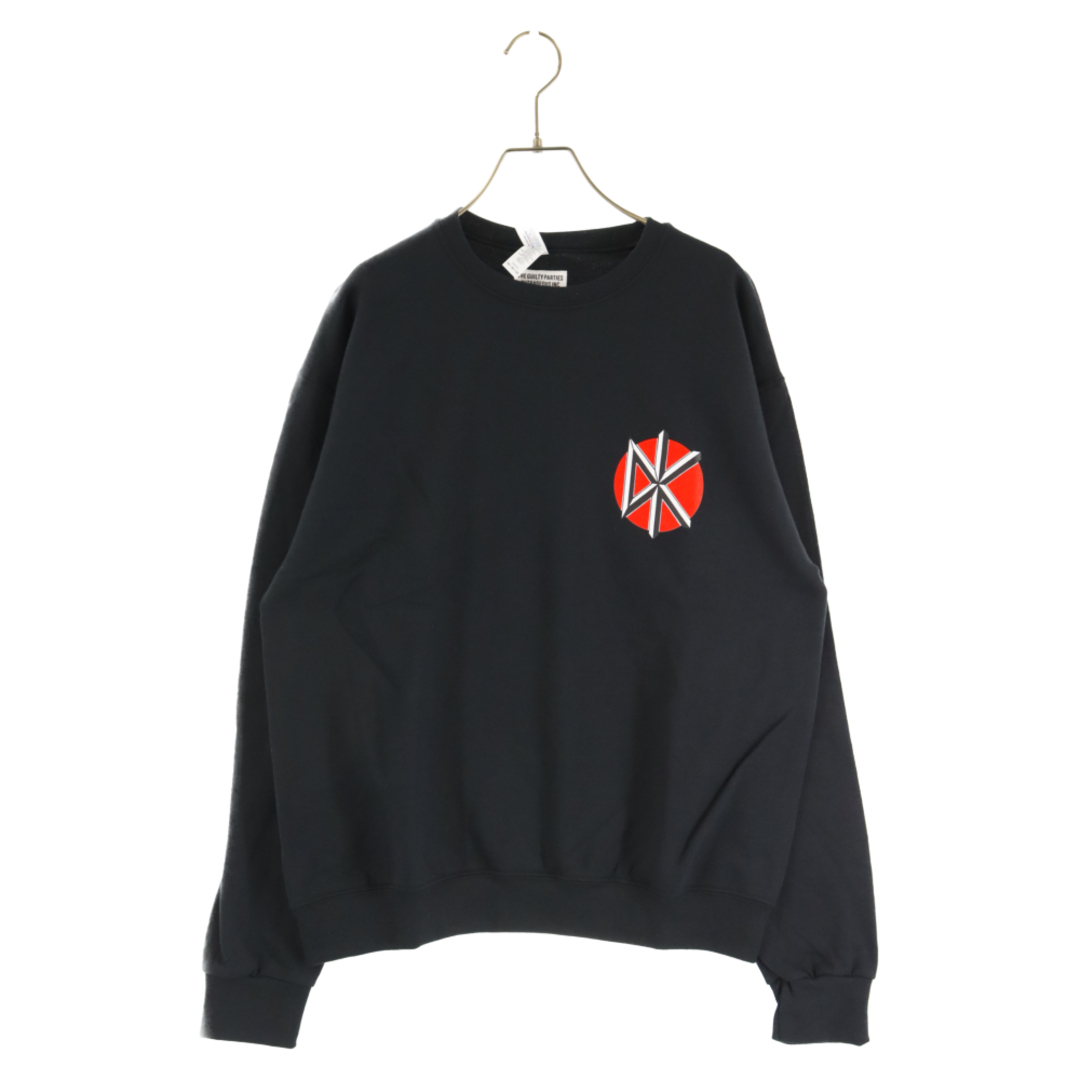 WACKO MARIA(ワコマリア)のWACKO MARIA ワコマリア 23AW DEAD KENNEDYS CREWNECK SWEAT SHIRT デッドケネディーズ プルオーバー クルーネックスウェットシャツ トレーナー ブラック メンズのトップス(スウェット)の商品写真