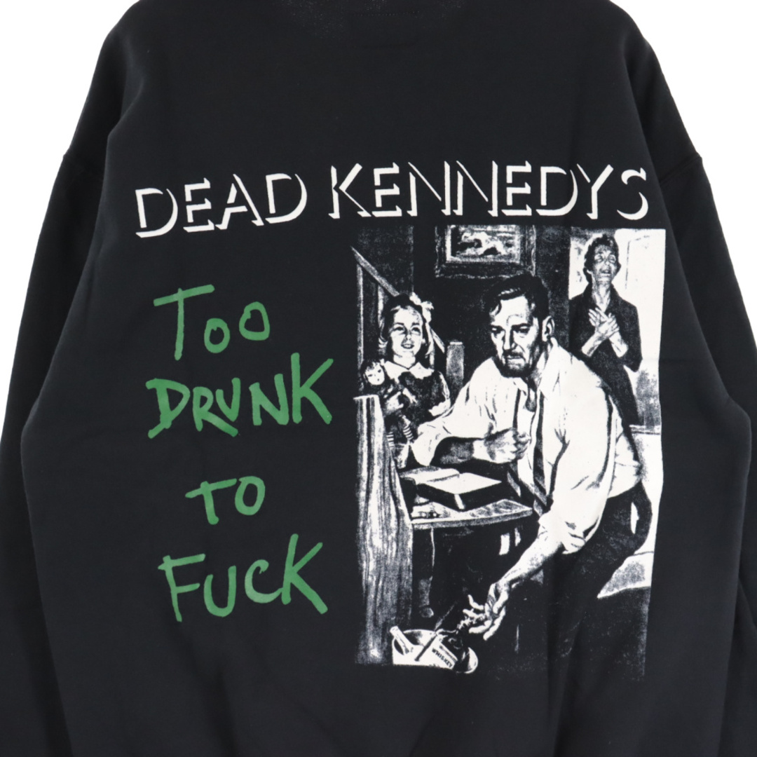 WACKO MARIA(ワコマリア)のWACKO MARIA ワコマリア 23AW DEAD KENNEDYS CREWNECK SWEAT SHIRT デッドケネディーズ プルオーバー クルーネックスウェットシャツ トレーナー ブラック メンズのトップス(スウェット)の商品写真