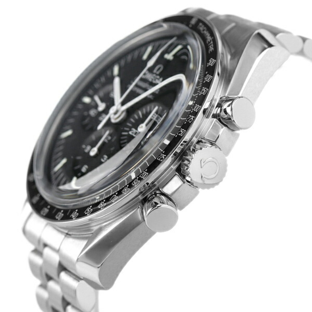 オメガ OMEGA 腕時計 メンズ 310.30.42.50.01.001 スピードマスター ムーンウォッチ プロフェッショナル コーアクシャル マスター クロノメーター クロノグラフ 42mm 手巻き（3861） ブラックxシルバー アナログ表示