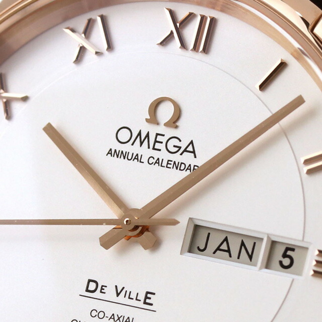 OMEGA(オメガ)の【新品】オメガ OMEGA 腕時計 メンズ 431.53.41.22.02.001 デビル コーアクシャル アニュアル カレンダー 自動巻き シルバーxブラウン アナログ表示 メンズの時計(腕時計(アナログ))の商品写真