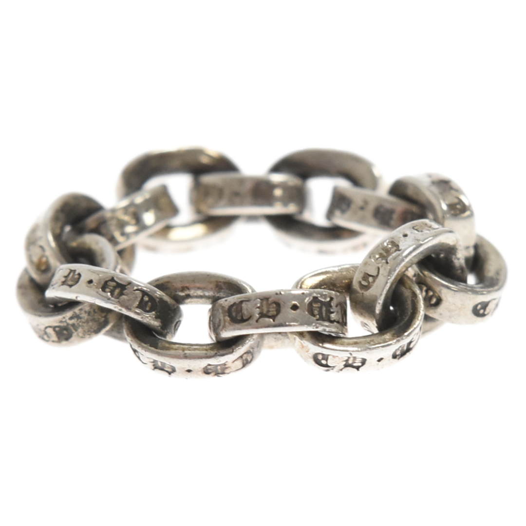 Chrome Hearts(クロムハーツ)のCHROME HEARTS クロムハーツ PAPER CHAIN RING/ペーパーチェーン シルバーリング メンズのアクセサリー(リング(指輪))の商品写真