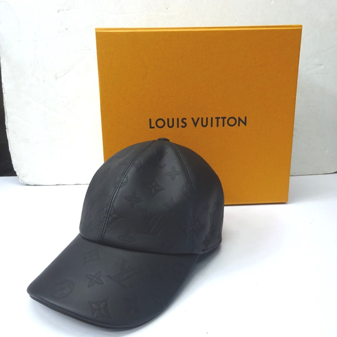 LOUIS VUITTON - ルイ・ヴィトン 帽子 モノグラム・シャドウ キャップ・モノグラム シャドウ M76580 Ft1144001  中古の