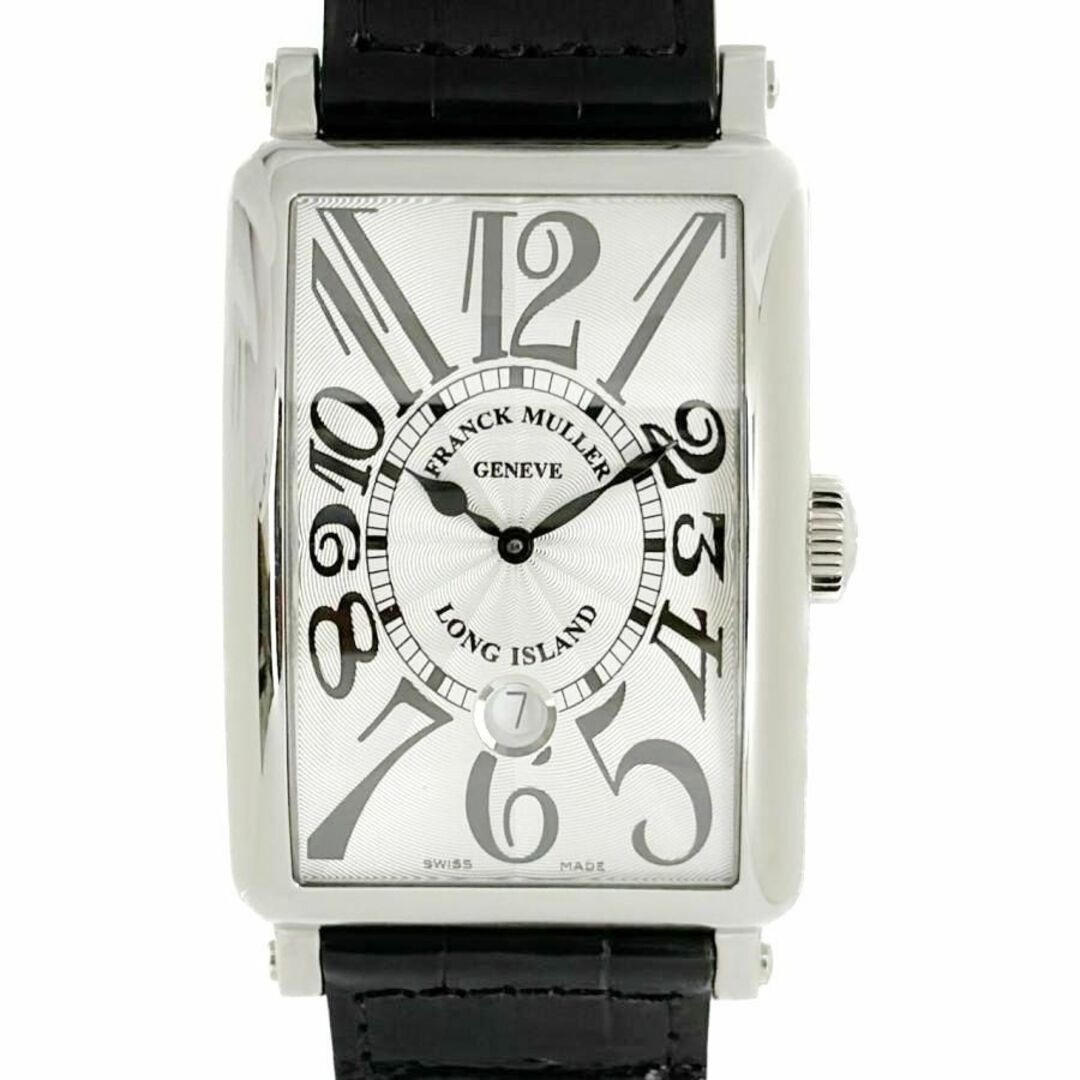 FRANCK MULLER フランクミューラー 1300SCDT Long Island Date ロングアイランド デイト シルバー 自動巻き J49459