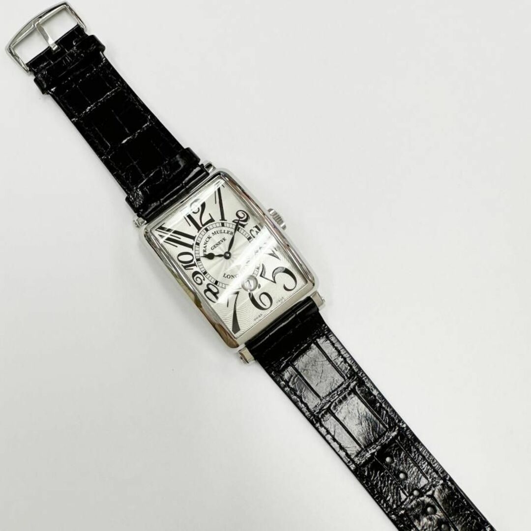 FRANCK MULLER フランクミューラー 1300SCDT Long Island Date ロングアイランド デイト シルバー 自動巻き J49459