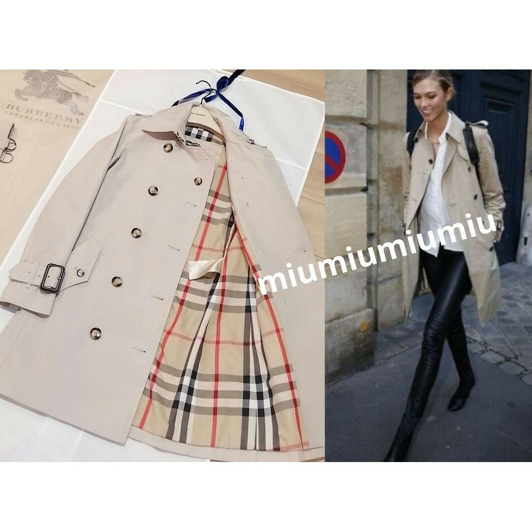 BURBERRY - 本物上質○ ヘリテージトレンチコート バーバリー