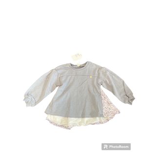 アプレレクール(apres les cours)のアプレレクール　花柄　トップス　90 新品未使用　タグ付き(Tシャツ/カットソー)