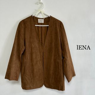 イエナ(IENA)の【lENA】ジャケット　羽織り　アウター　大人おしゃれ　秋冬 日本製(その他)