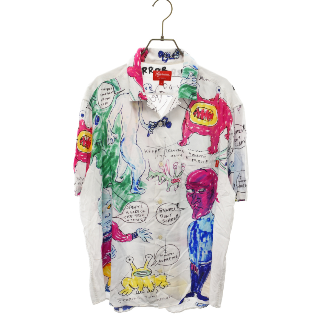 SUPREME シュプリーム 20SS Daniel Johnston Rayon S/S Shirt ダニエルジョンストンレーヨン半袖シャツ  ホワイト | フリマアプリ ラクマ