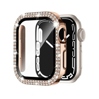 アップルウォッチ(Apple Watch)のアップルウォッチ カバー ケース ローズゴールド38mm(モバイルケース/カバー)