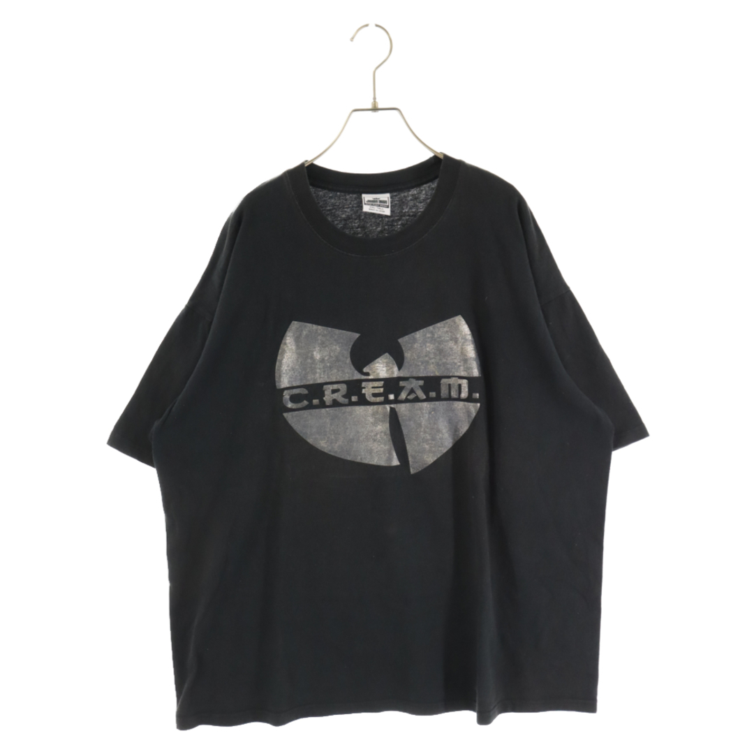 VINTAGE ヴィンテージ 00s WU-TANG CLAN ウータンクラン ロゴプリント 半袖Tシャツ カットソー ブラック メンズのトップス(Tシャツ/カットソー(半袖/袖なし))の商品写真