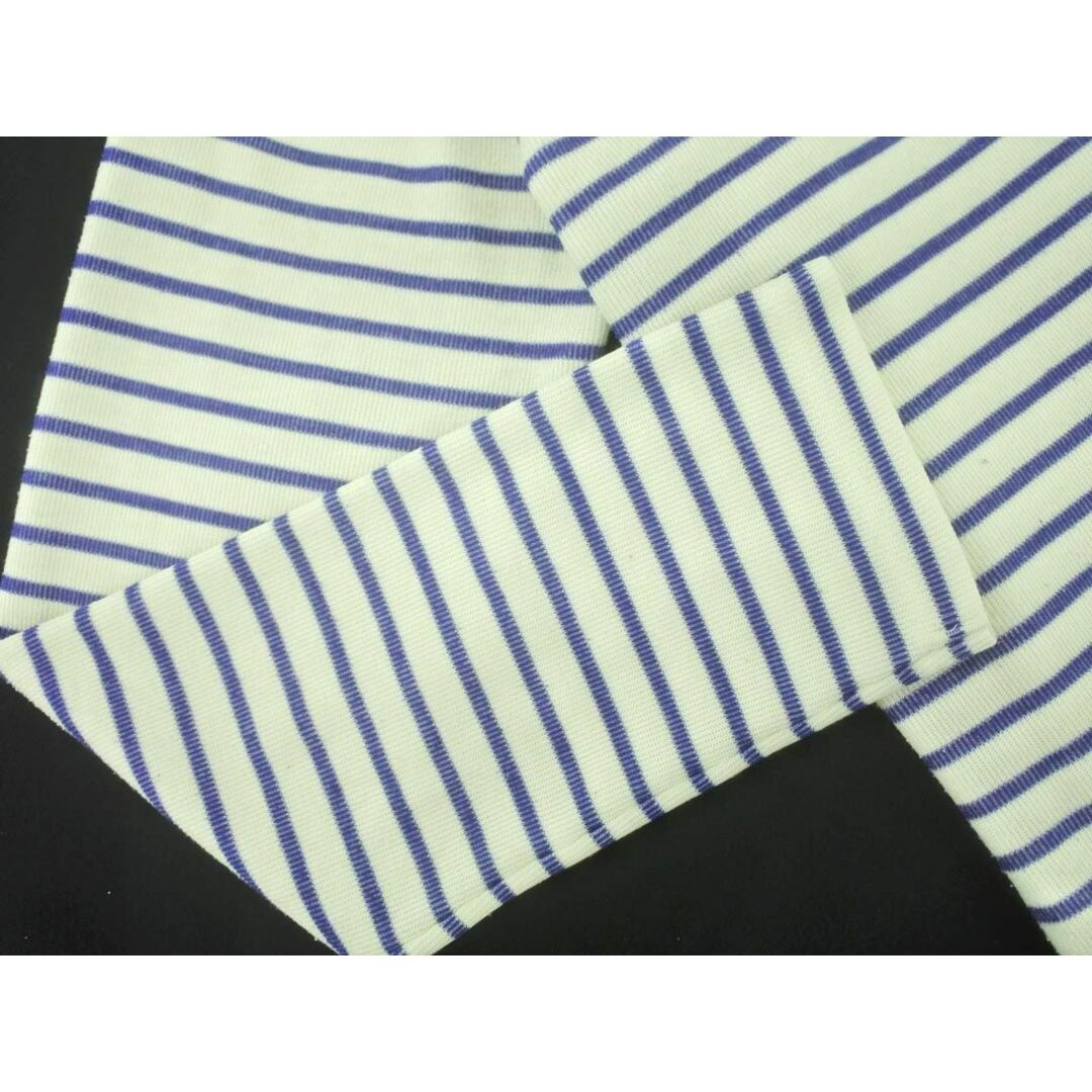 TAKEO KIKUCHI(タケオキクチ)のザショップティーケー タケオキクチ ボーダー カットソー sizeL/白ｘ青 ◇■ メンズ メンズのトップス(Tシャツ/カットソー(七分/長袖))の商品写真