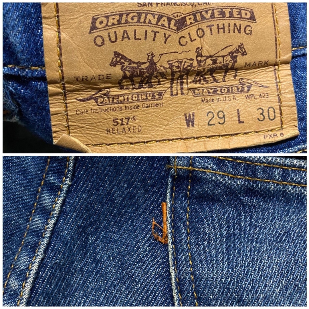 Levi's - 90's USA製 Levi's リーバイス 517 RELAXED サイズ29の Levi's - 90's USA製 Levi's リーバイス 517 RELAXED サイズ29の