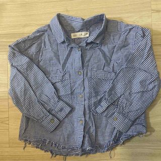 ザラキッズ(ZARA KIDS)の美品ZARAキッズ★チェックシャツ(ブラウス)