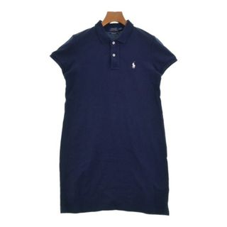 ポロラルフローレン(POLO RALPH LAUREN)のPolo Ralph Lauren ポロラルフローレン ワンピース S 紺 【古着】【中古】(ひざ丈ワンピース)